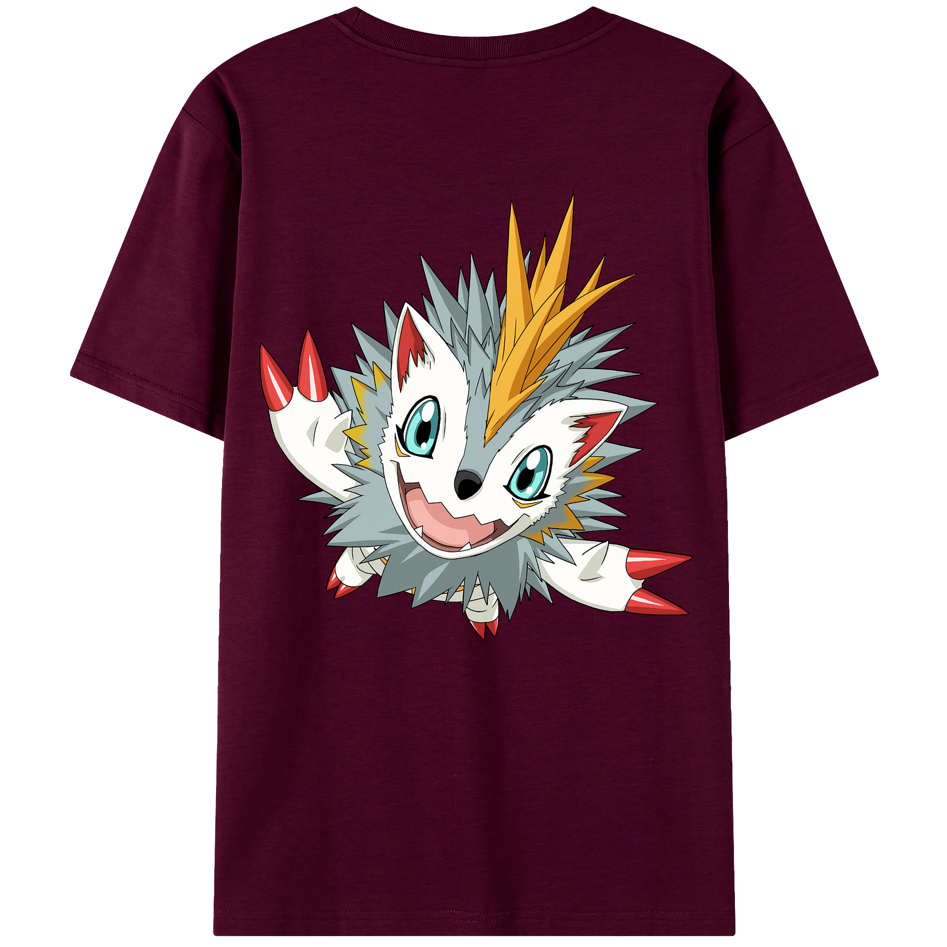 （画像用） Digimon デジタルモンスター/デジモン レディース半袖Tシャツ(バックプリント)